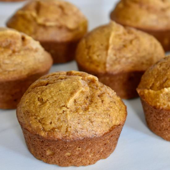 Pumpkin Applesauce Muffins