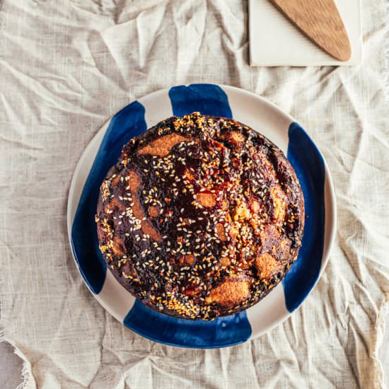 Banana Sesame Cake