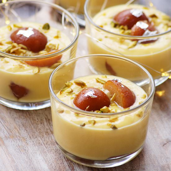 Custard Gulab Jamun