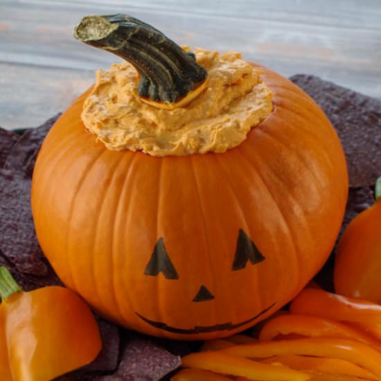 Halloween Buffalo Chicken Dip