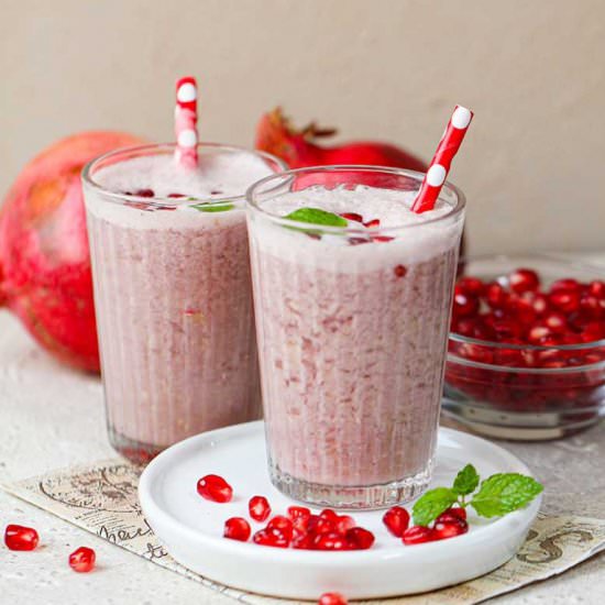 Pomegranate Milkshake Recipe