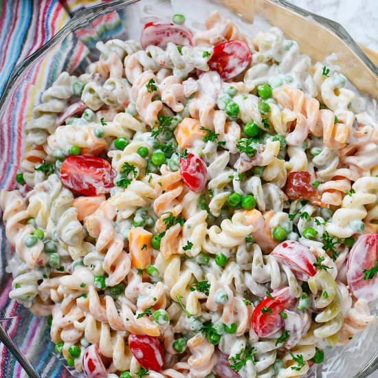 Bacon Pasta Ranch Salad