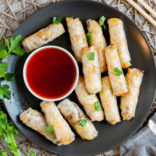 Vegan Egg Rolls in Rice Paper