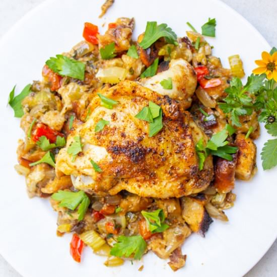Chicken Stuffing Bake (One Pot)