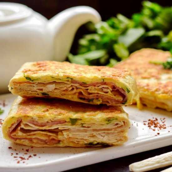 Ham and Cheese Wraps