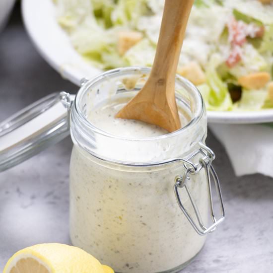 Caesar dressing without anchovies