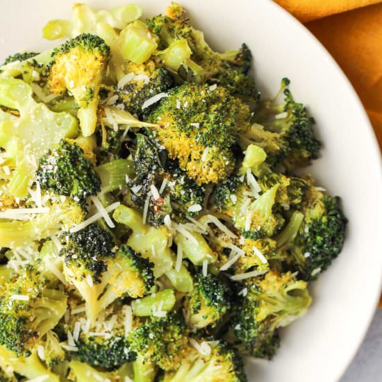 Roasted Broccoli with Parmesan