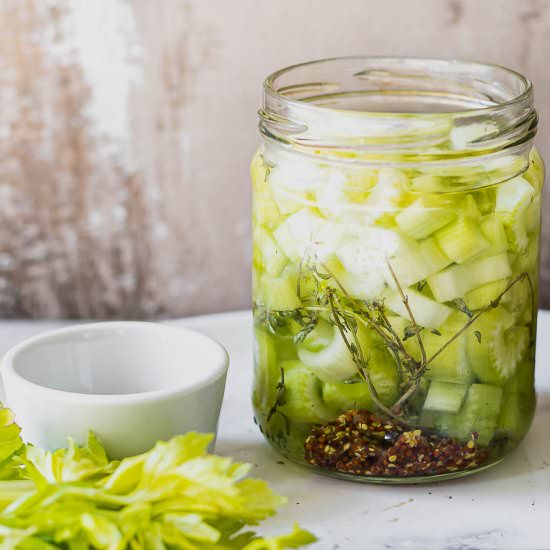 Quick Pickled Celery