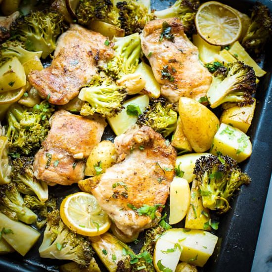 Sheet Pan Chicken Thighs