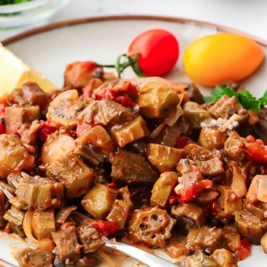 Stewed Okra and Tomatoes