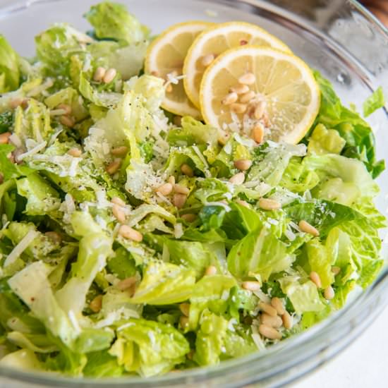 Lemon Parmesan Salad