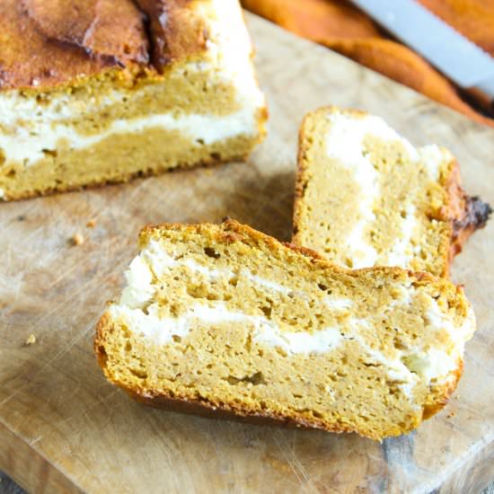Keto Cream Cheese Pumpkin Bread