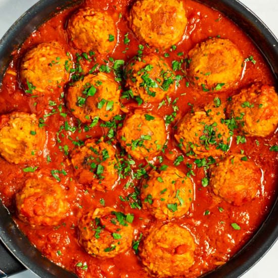 Porcupine Meatballs