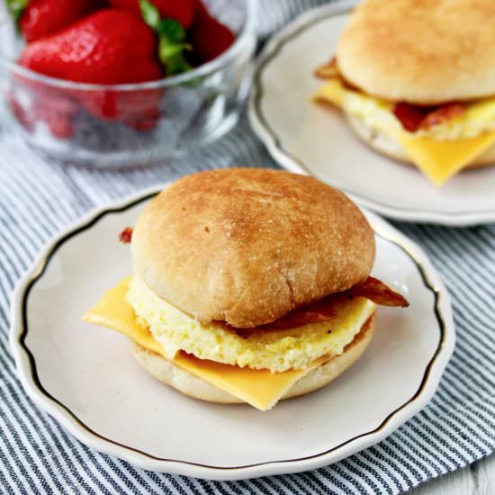 Make-ahead Breakfast Sandwiches