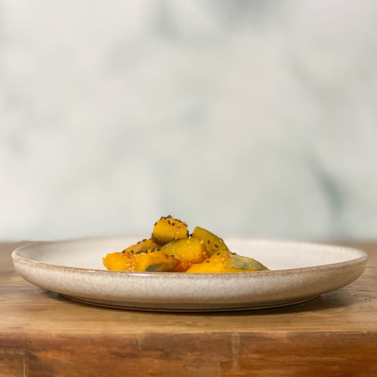 Pumpkin with shoyu koji