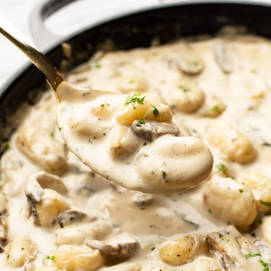 creamy boursin gnocchi