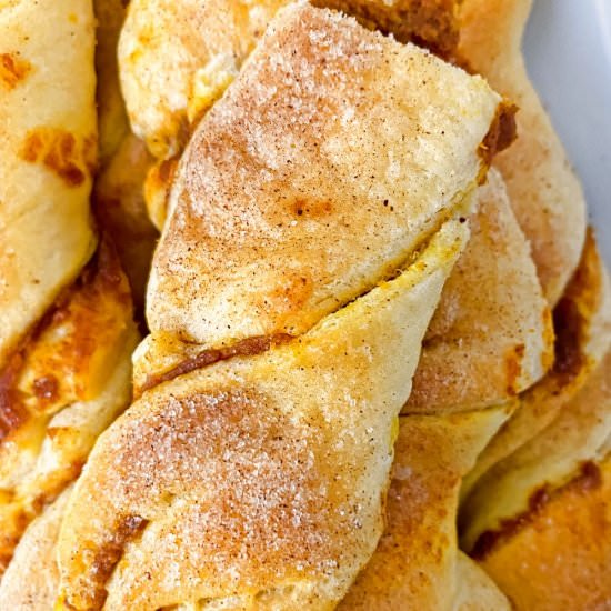 Pumpkin pie strips
