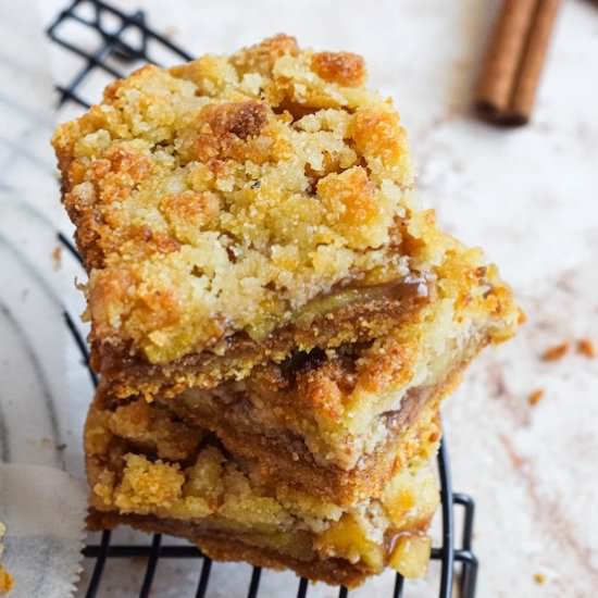 Apple Crumble bars (V | GF)