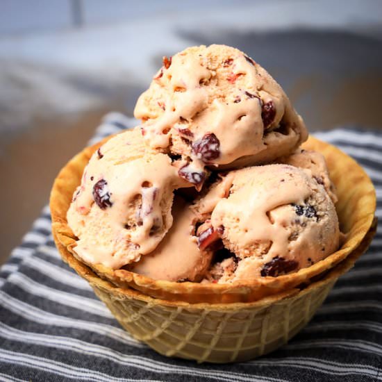 Cranberry Ice Cream