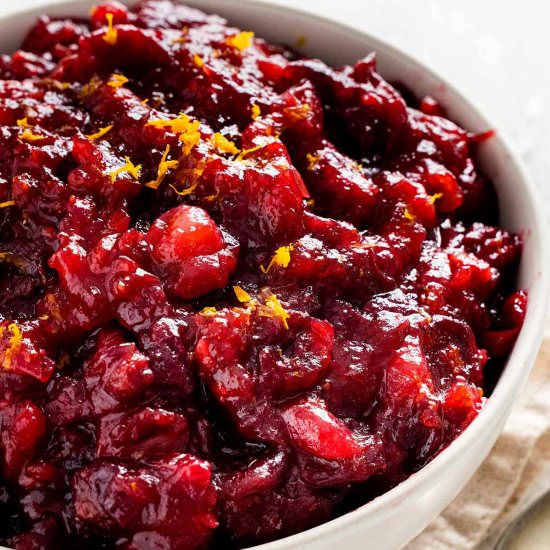 Ginger Cranberry Sauce