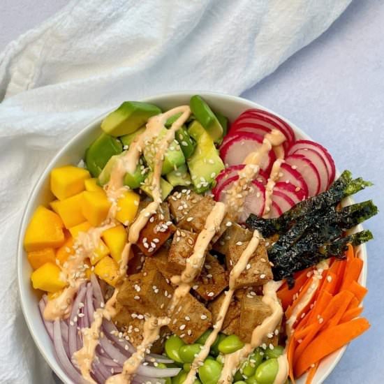 Tofu Poke Bowl