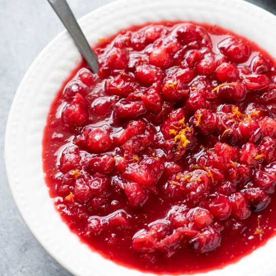 Fresh Cranberry Orange Sauce