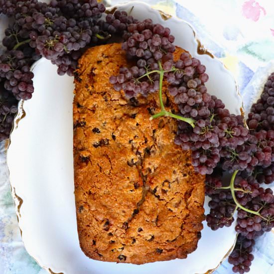 Champagne Grape Almond Swirl Bread