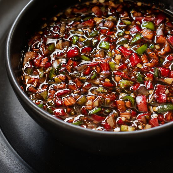Spicy Pepper Soy Sauce