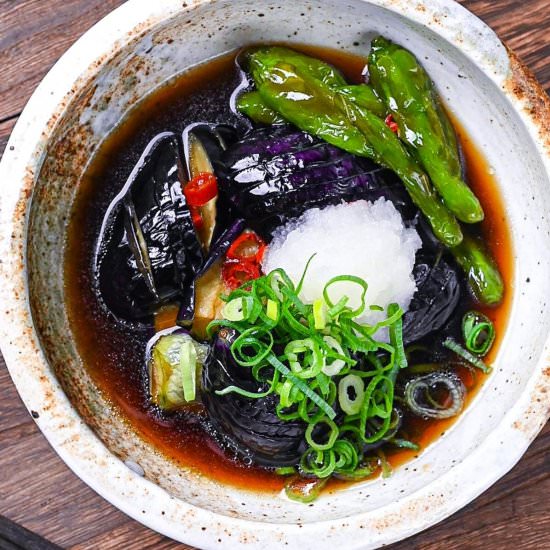 Japanese Eggplant Agebitashi