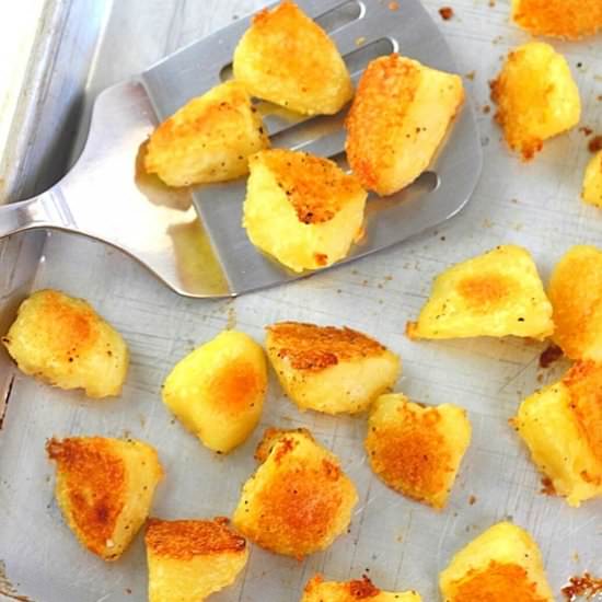 extra-crispy roasted potatoes