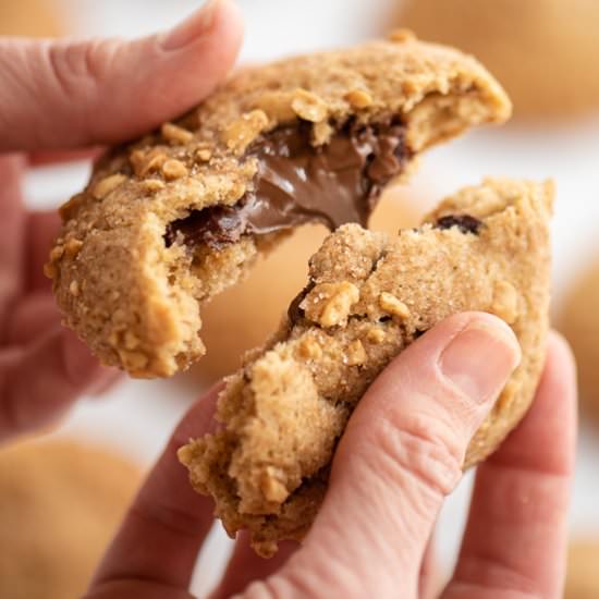 Nutella Stuffed Snickerdoodles