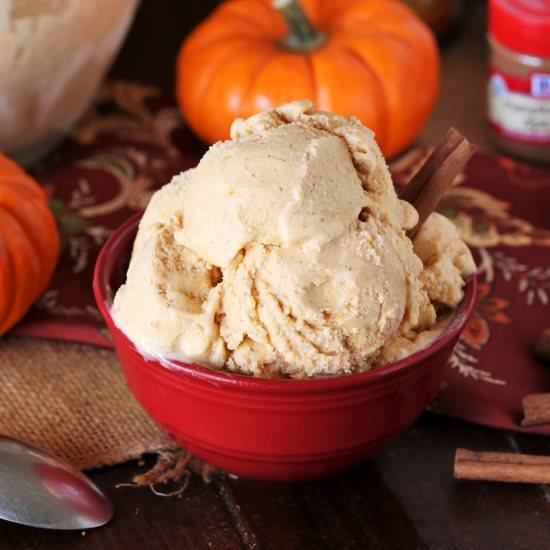 Easy Pumpkin Ice Cream