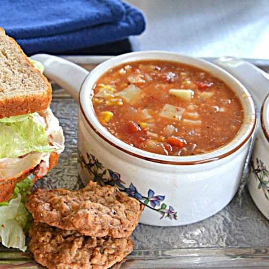Tomato Corn Cheese Soup