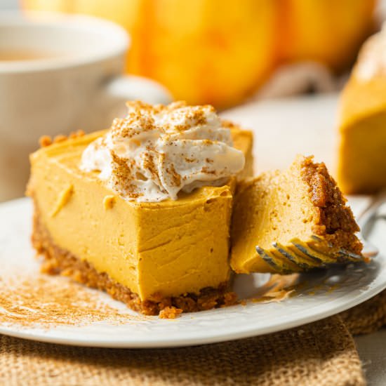 Vegan Pumpkin Cheesecake