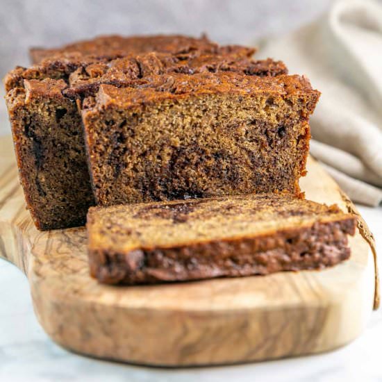 Nutella Banana Bread