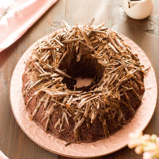 Chocolate Vegan Bundt Cake