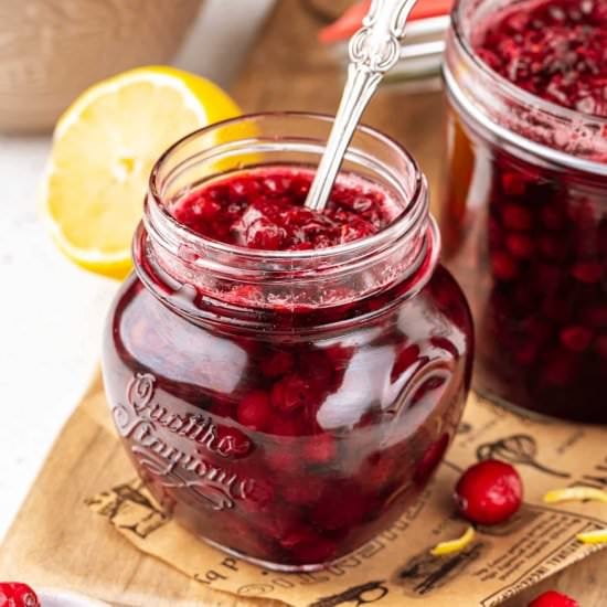 Easy Homemade Cranberry Jam