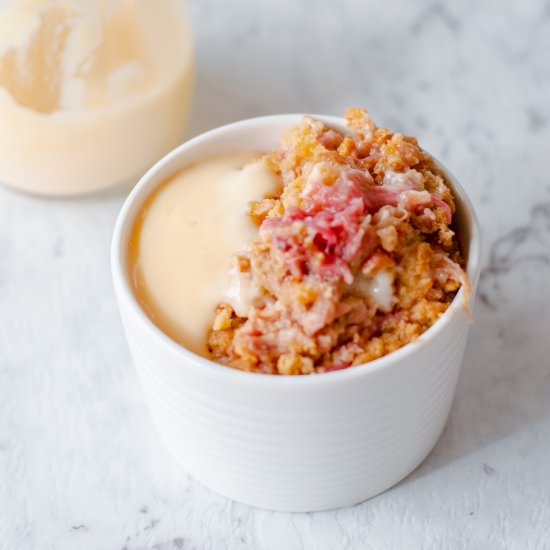 Rhubarb Crumble