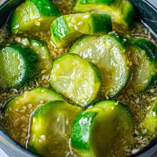 Non Spicy Korean Cucumber Salad