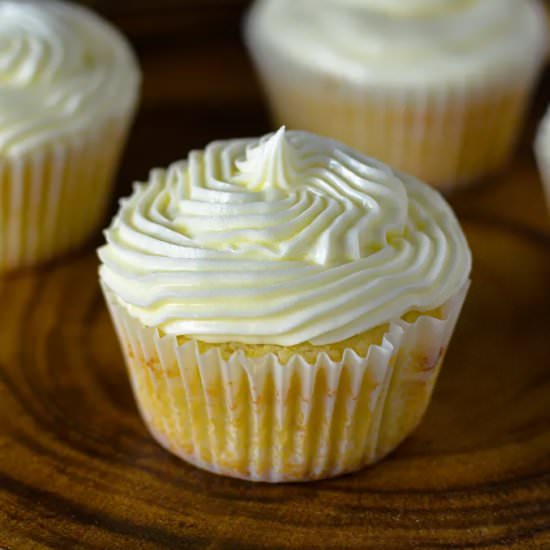 Small Batch White Cupcakes