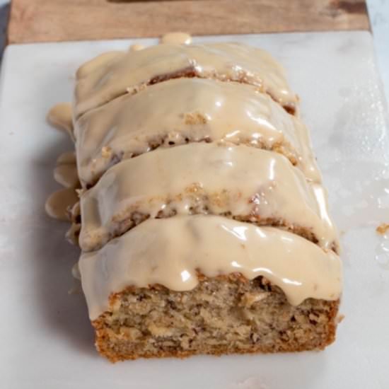 Vegan Biscoff Banana Cake