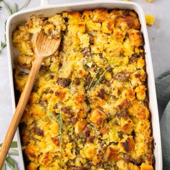 Cornbread Sausage Stuffing