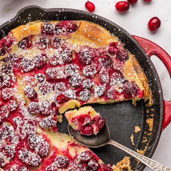 Cranberry Clafoutis
