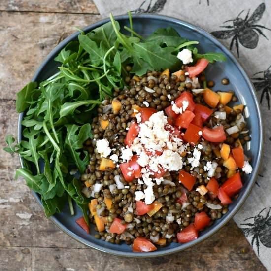 Mediterranean Lentil Salad