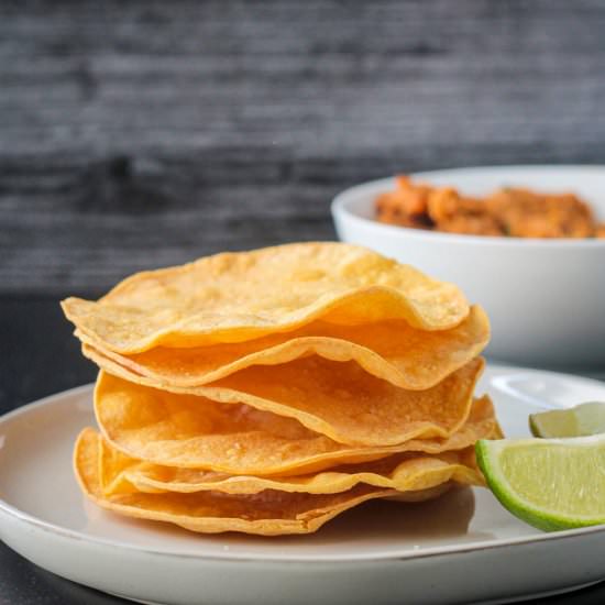 Baked Tostada Shells