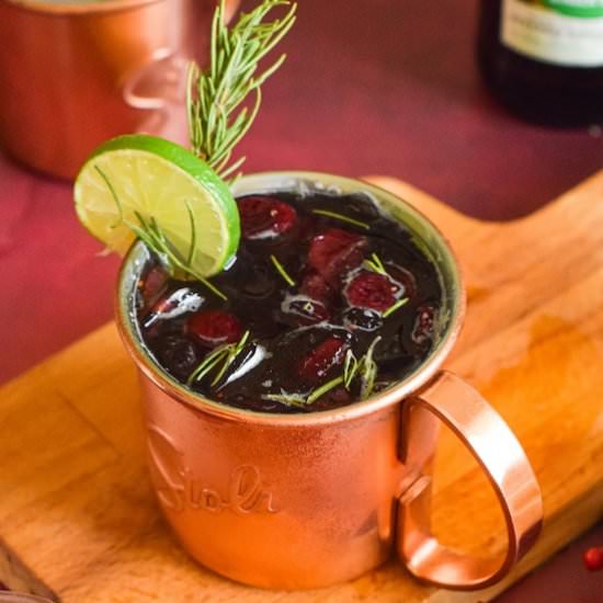 Cranberry Rosemary Moscow Mule