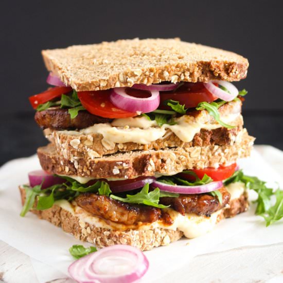 Sliced Pork Belly Sandwich