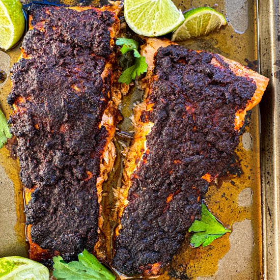 Oven Baked Blackened Salmon