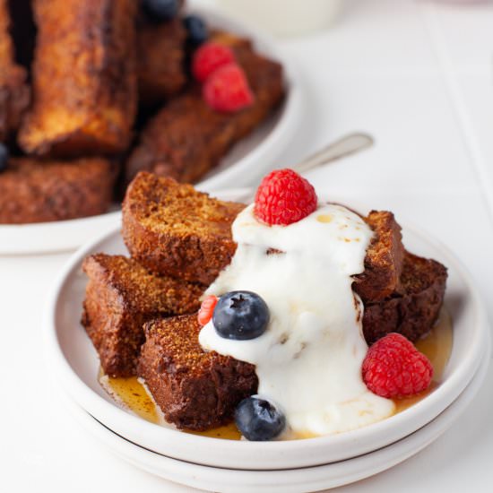 Healthy French Toast Sticks