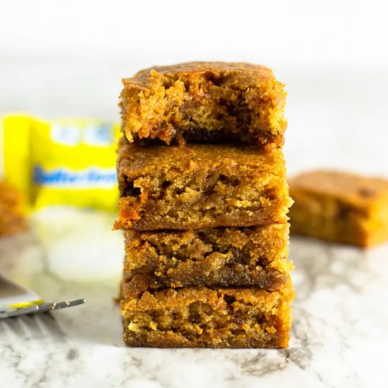 Butterfinger Blondies